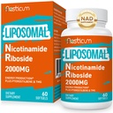 2000 MG Nicotinamide Riboside, NMNH Supplement Alternative, Liposomal NAD Nicotinamide Riboside Supplement with TMG & Pterostilbene - 60 Softgels