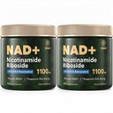 NAD+ Supplement | 1100mg Liposomal Nicotinamide Riboside with Resveratrol & Quercetin |Mental Focus | 120 Caps - Pack of 2
