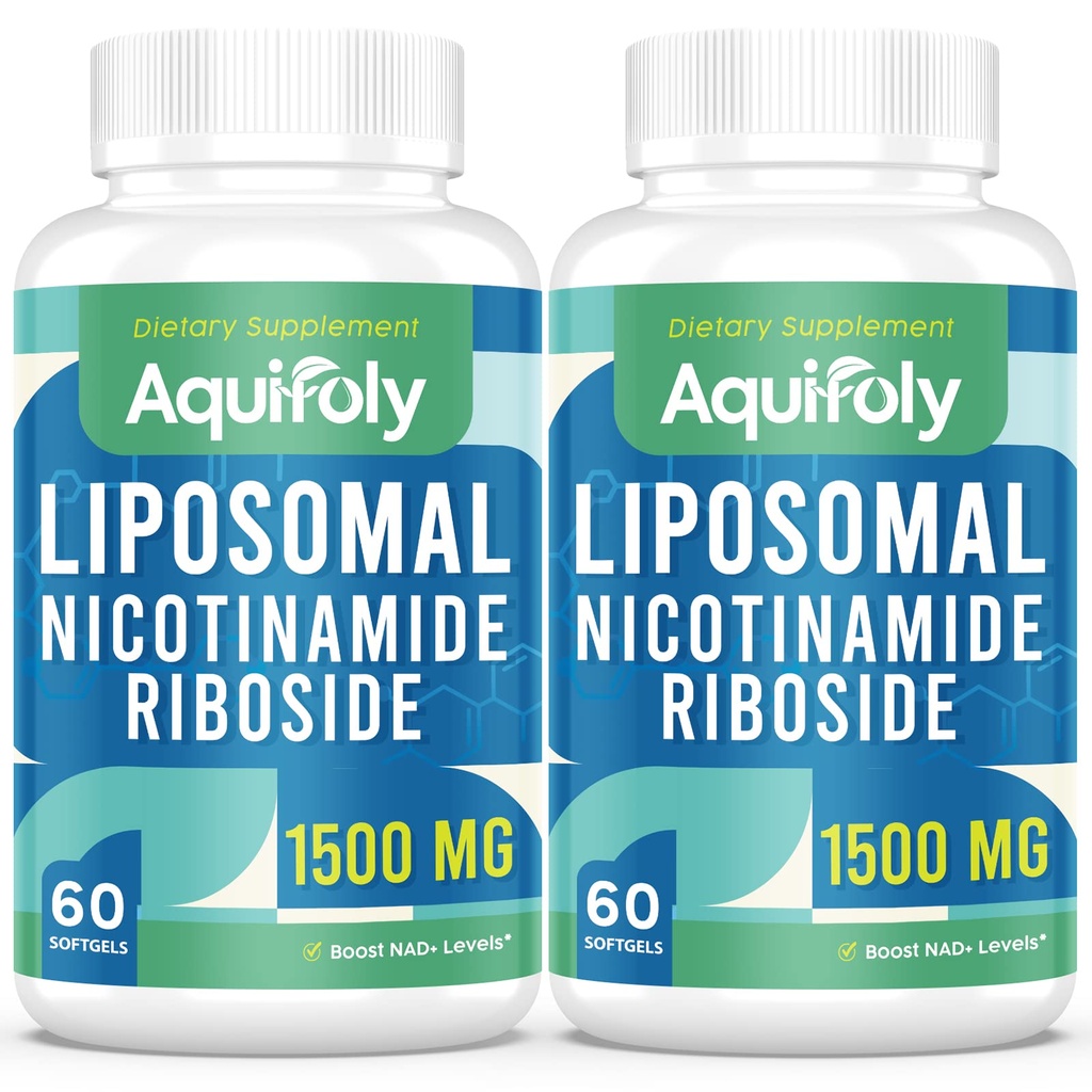 Liposomal Nicotinamide Riboside Supplement 2000 mg with TMG and Pterostilbene for Maximum Absorption, Superior to NAD, Boosting NAD+, Cellular Energy, and Age Defense, 120 Softgels