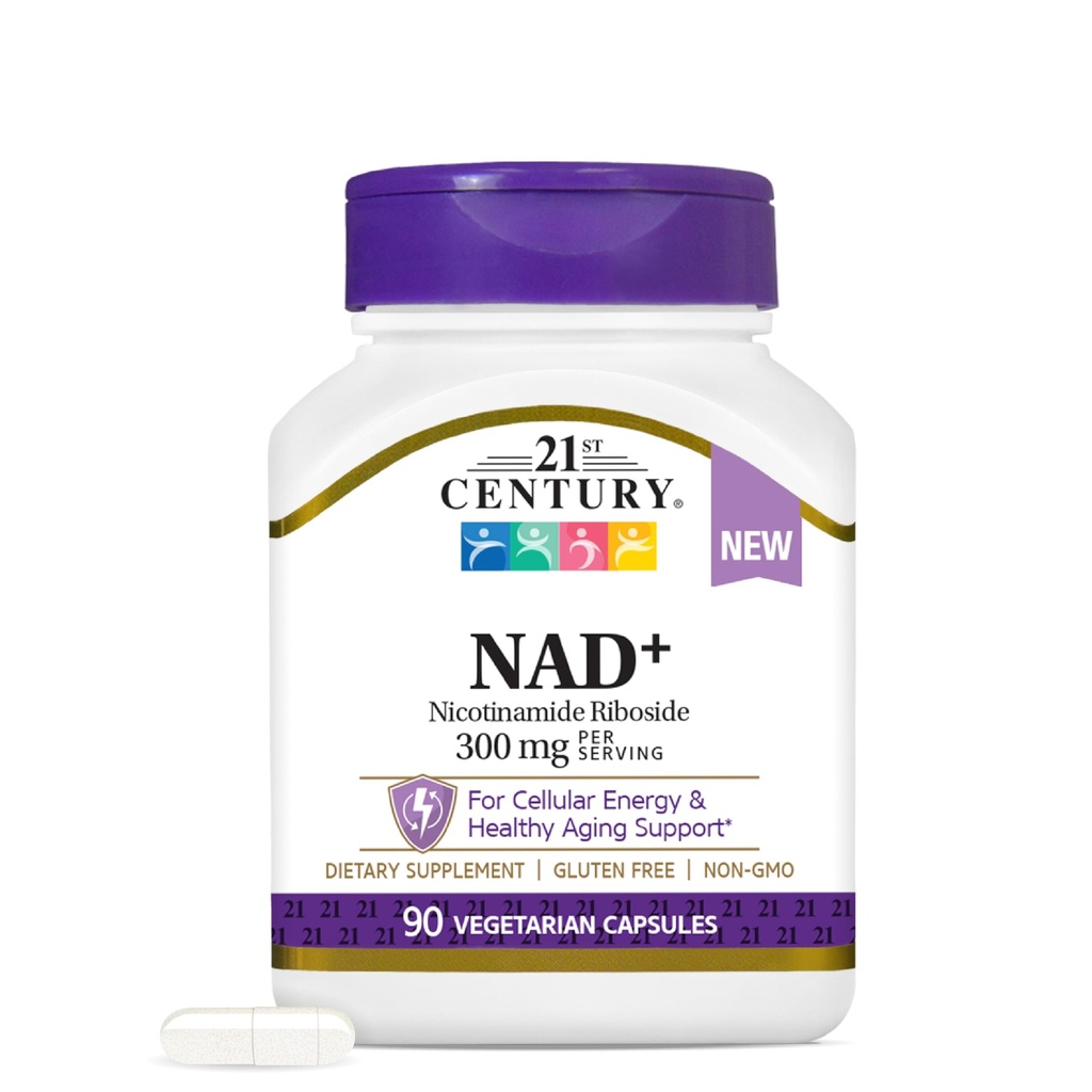 21st Century NAD+ Nicotinamide Riboside 300 mg for Cellular Energy and Healthy Aging Support