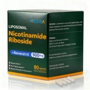 NAD+ Supplement - Nicotinamide Riboside 900 Mg Supplement for Men and Women, Liposomal Nicotinamide Riboside Resveratrol, for Focus, Boost - 80 Capsules