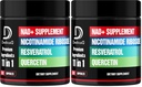 DEDICAD 11in1 NAD Supplement with Nicotinamide Riboside, Quercetin, Resveratrol and 8 More - 2 Month Supply (Pack of 2)