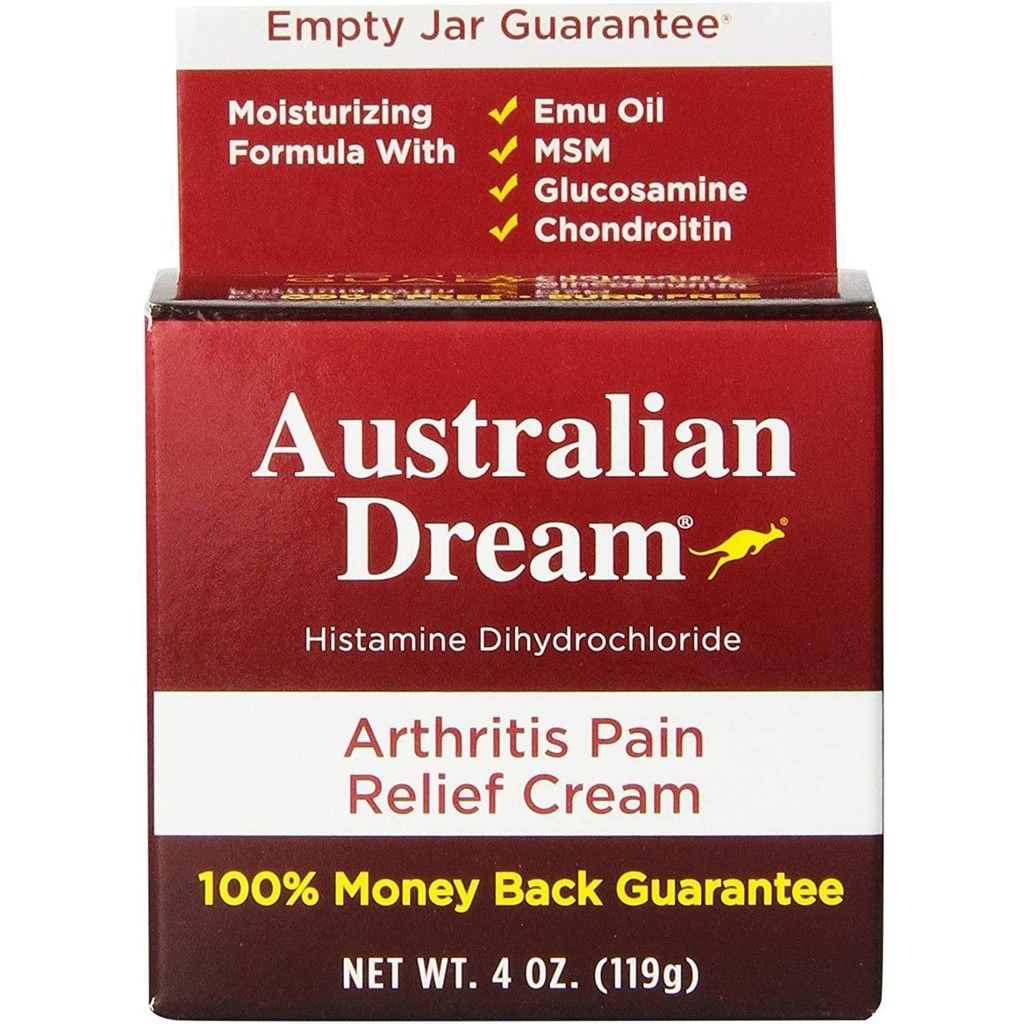 Australian Dream Arthritis Pain Relief Cream, 4 Ounce