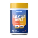 Oceanblue Essentials Everyday Omega-3 with Vitamin D3 - Burpless Fish Oil for Heart & Immune Support - EPA & DHA - Non-GMO - Orange Flavor - 90 Count (3 Month Supply)