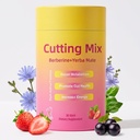 Cutting Drink Mix - Sugar-Free, Vegan & Non-GMO | Supports Energy Boost, Gut Health with Magnesium, Berberine, Chromium, 5-HTP, Yerba Mate & FOS | 30 Servings