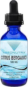 Absonutrix Citrus Bergamot Extract 500 mg, 4 Fl Oz Μπουκάλι, 200 Ισχυρές Σερβιέτες, Εύκολα Καταναλωμένες Υγρές Σταγόνες, Γρήγορη Απορρόφηση, Χωρίς Γλουτένη, Ελεγμένο τρίτο μέρος, GMP-Certified, Μη ΓΤΟ, Κατασκευασμένο στις ΗΠΑ