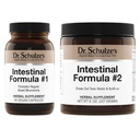Dr. Schulze's Intestinal Formula #1 & Intestinal Formula #2 Bundle - Cleansing Supplement for Colon Health Support - Supports Daily Elimination - Bloating & Constipation Aid - Vegan