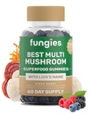 Fungies Multi Mushroom Gummies for Men & Women - Συμπλήρωμα Μανιταριών Περιλαμβάνει Μανιτάρι του Λιονταριού, Cordyceps, Reishi, Chaga, Shiitake, Maitake & Turkey Tail - Glatin-free, Gluten-free & Vegan Gummy Βιταμίνες