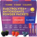 Keto Vitals Berry Electrolytes Powder Packets No Sugar | Keto Friendly Electrolytes Travel Packets | Variety Individual Stickpacks | Energy Drink Mix | Zero Calorie | Zero Carb (Berry Assorted, 30)