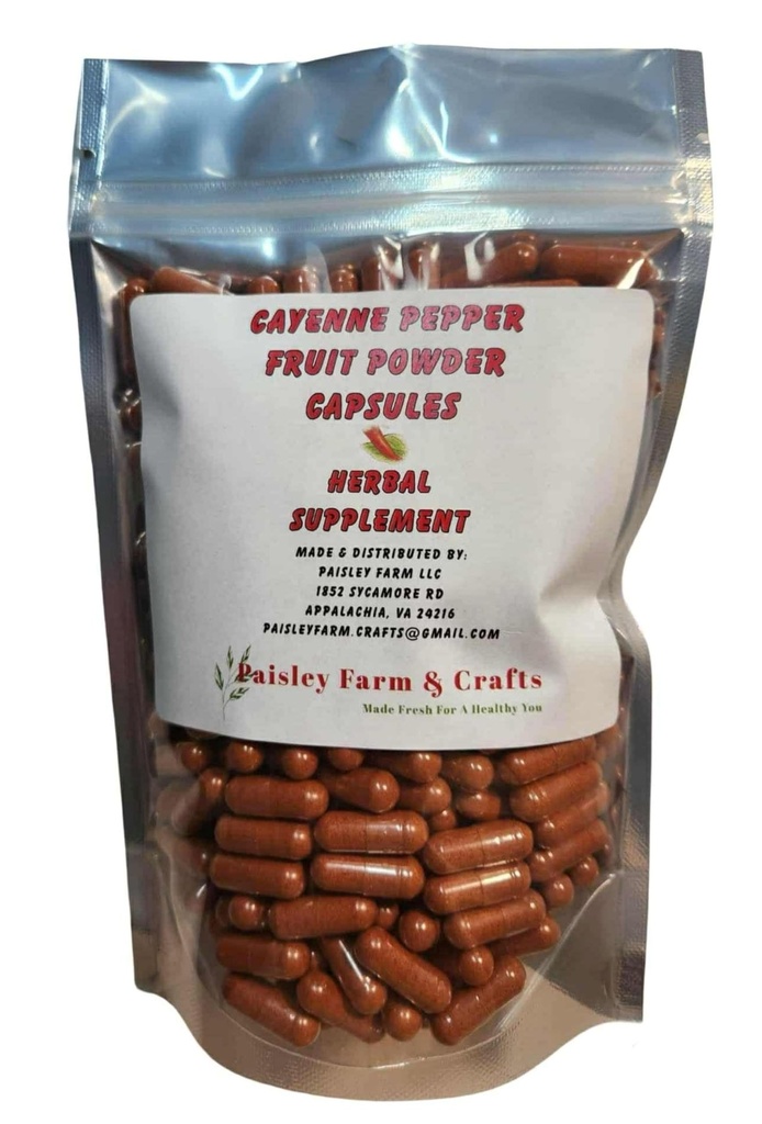 Cayenne Pepper Powder Capsules 300 Ct