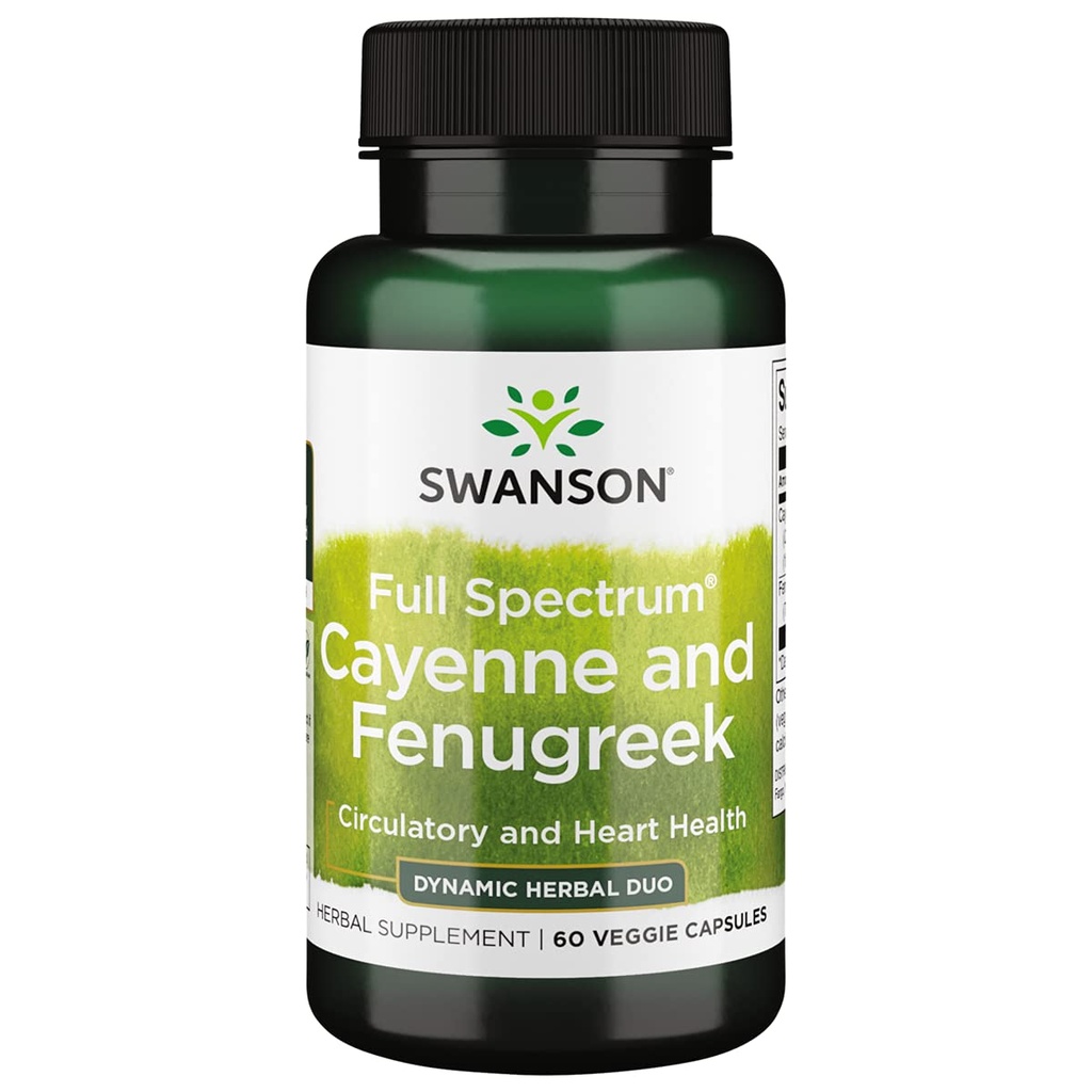 Swanson Full SPC Cayenne & Fenugreek 60VG CP