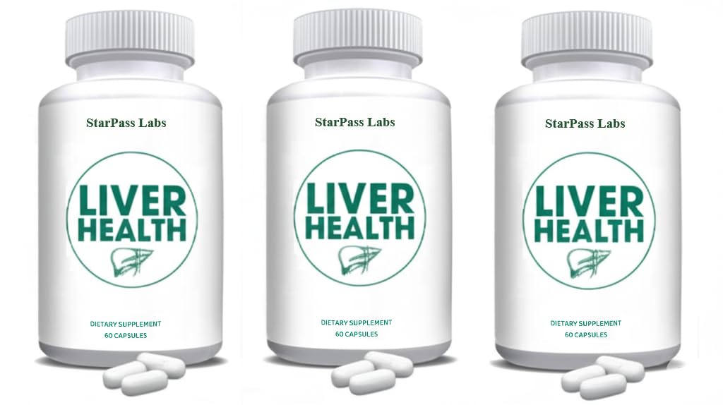 Liver Health | Liver Detox & Cleansing Repair Formula with Natural Nutrients Vital to Liver 60 Caps (3 Pack)