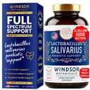 Lactobacillus Salivarius Probiotic - 24bn CFU L Salivarius Οδοντιατρικά προβιοτικά για τα δόντια και τις τσίχλες - Κακή θεραπεία αναπνοής για ενήλικες, ανοσοποιητική υποστήριξη, Digestive Health - 60 στοματικά προβιοτικά καψάκια