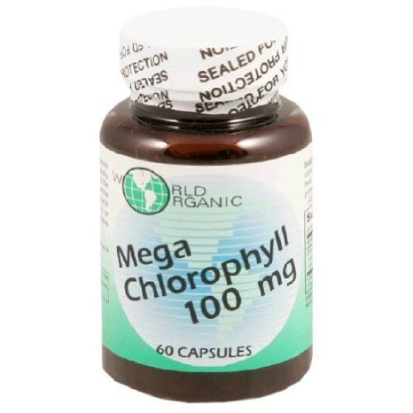 World Organics Mega Chlorophyll, 60 Caps, 100 MG by World Organics