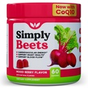 Κοτόπουλα τεύτλων με CoQ10-Nitric oxide & Energy Support-Non-GMO Beetroot Powder & Grape Seed Extract- Φυσικό μεικτό άρωμα μούρου-60 Count