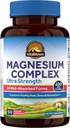 Vitalitown 10 in 1 Magnesium Complex Supplement - 400mg Στοιχειώδες Μαγνήσιο Χηλικό με Γλυκινικό, Κιτρικό, Κακό, Ταυρικό & Περισσότερα - για την ενέργεια καρδιάς ύπνου - Μη ΓΤΟ, Vegan, 90 Caps