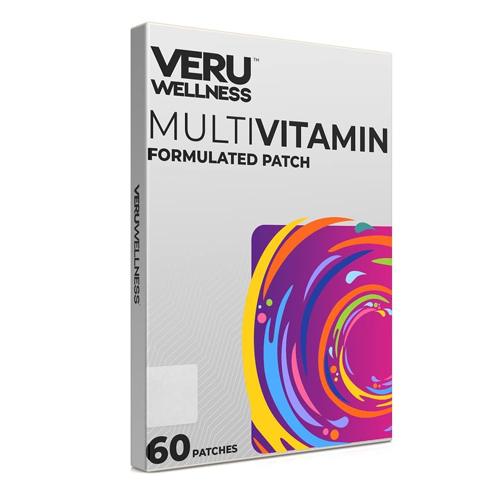 Veru Wellness Multi Vitamin Plus Daily Patch - Time Release Αυτοκολλητικό Patch, 8-10 Ώρες (60 Μέτρα)