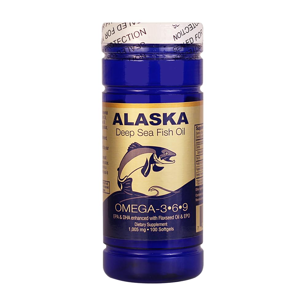 Ψαρέλαιο Αλάσκας, Ωμέγα 3,6,9 1000 Mg 100 Softgels από ΕθνΚΤ