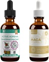 Rejuvica Health Active Adrenal + Active Maca - Υποστήριξη Ενέργειας + Άγχος - Υγρή Παράδοση για Καλύτερη Απορρόφηση - Rhodiola, Maca, Ιερός Βασίλειος, Ashwagandha & More!