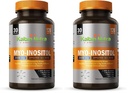 Kaibro Nutra 240 Capsules Myo-Inositol Supplement, Myo-Inositol & D-Chiro Inositol 40:1 Ratio, Hormone Balance & Ovarian Support for Women with Vitamin B8, 2050mg, Vegan, Non-GMO Capsules (2-Pack)