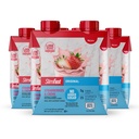 SlimFast Meal Replacement Shake, Original Strawberries & Crème, No Added Sugar, Meal Replacement Shakes, 10g Ready to Drink Protein, 5g Fiber, 25 Vitamins and Minerals, 11 Fl. Oz, 12 Count