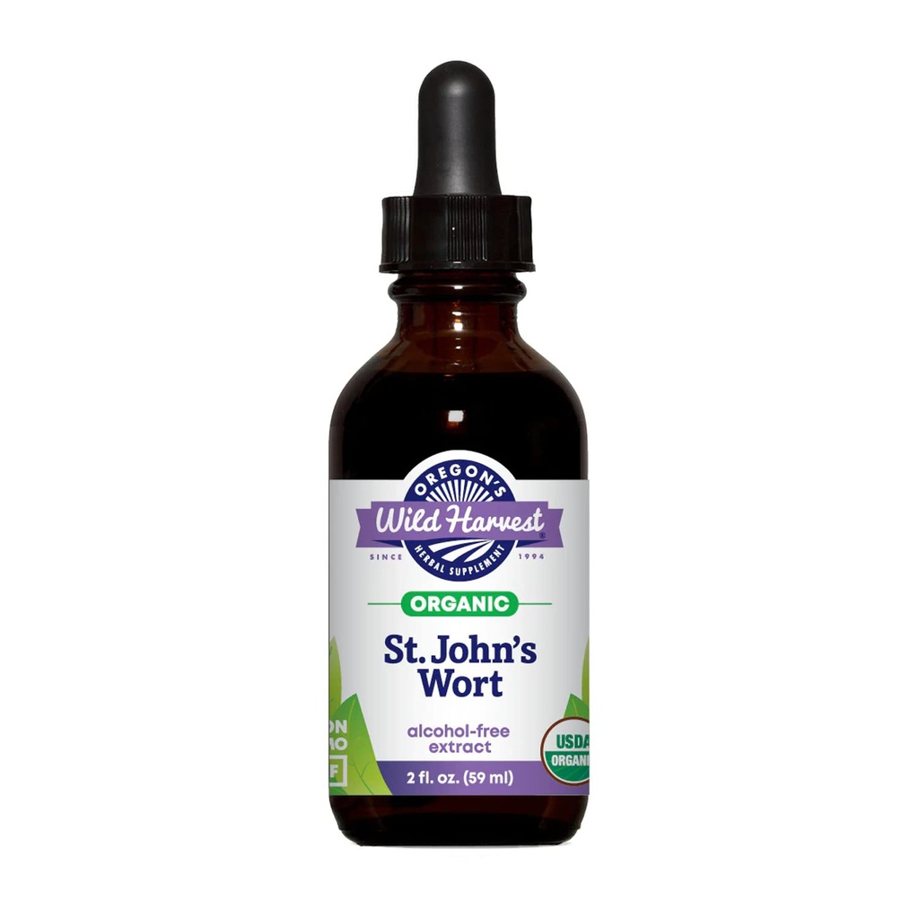 Oregon's Wild Harvest Fresh Organic St. John's Wort Extract, 2 Fluid Ounce
