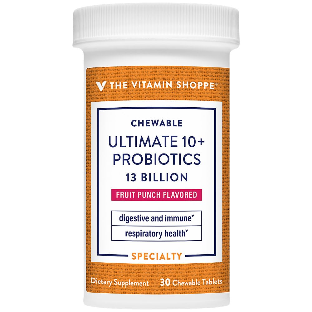 The Vitamin Shoppe Ultimate 10+ Probiotics 13 Billion CFU - 10 Probiotic Strains for Digestive Health, Immune & Gut Support
