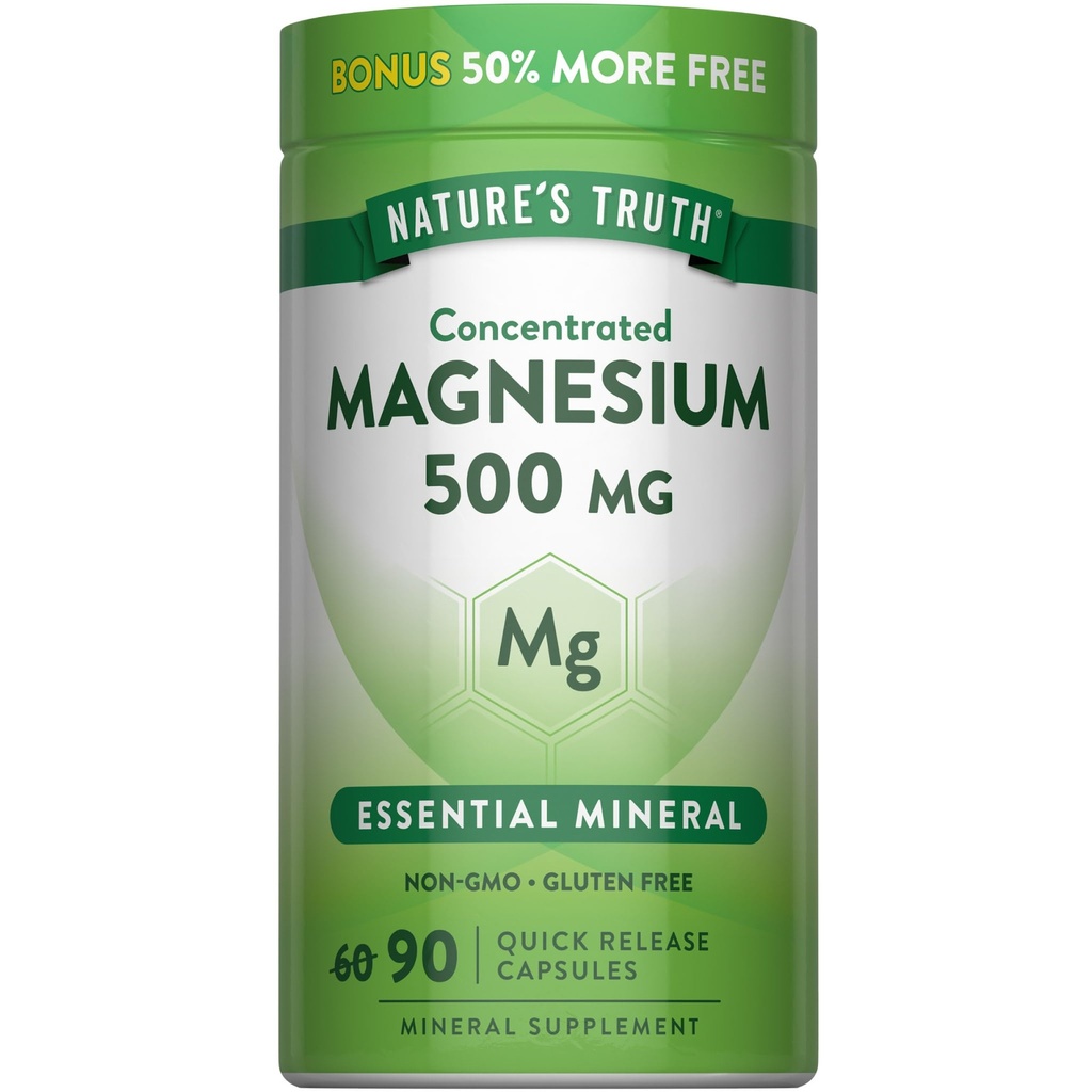 Nature's Truth oxide μαγνήσιο 500mg κάψουλες 