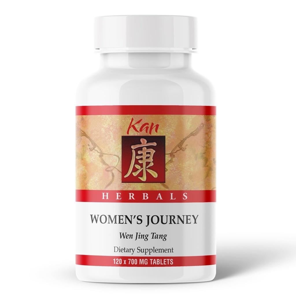 Kan Herbs Company Women’s Journey – Traditional Formula with Dong Quai, Cinnamon Bark and Peony to Support Circulation, Menstrual Ease Hormonal Balance for Life Transitions, 120 Tablets