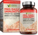 Vitamin Bounty Pro-Daily Probiotic - 10 δισεκατομμύρια CFU Blend, ψευδάργυρος & βιταμίνη C για την Digestive Υγεία, ανοσοποιητική υποστήριξη Prebioitcs και προβιοτικά για γυναίκες και άνδρες - 60 κάψουλες