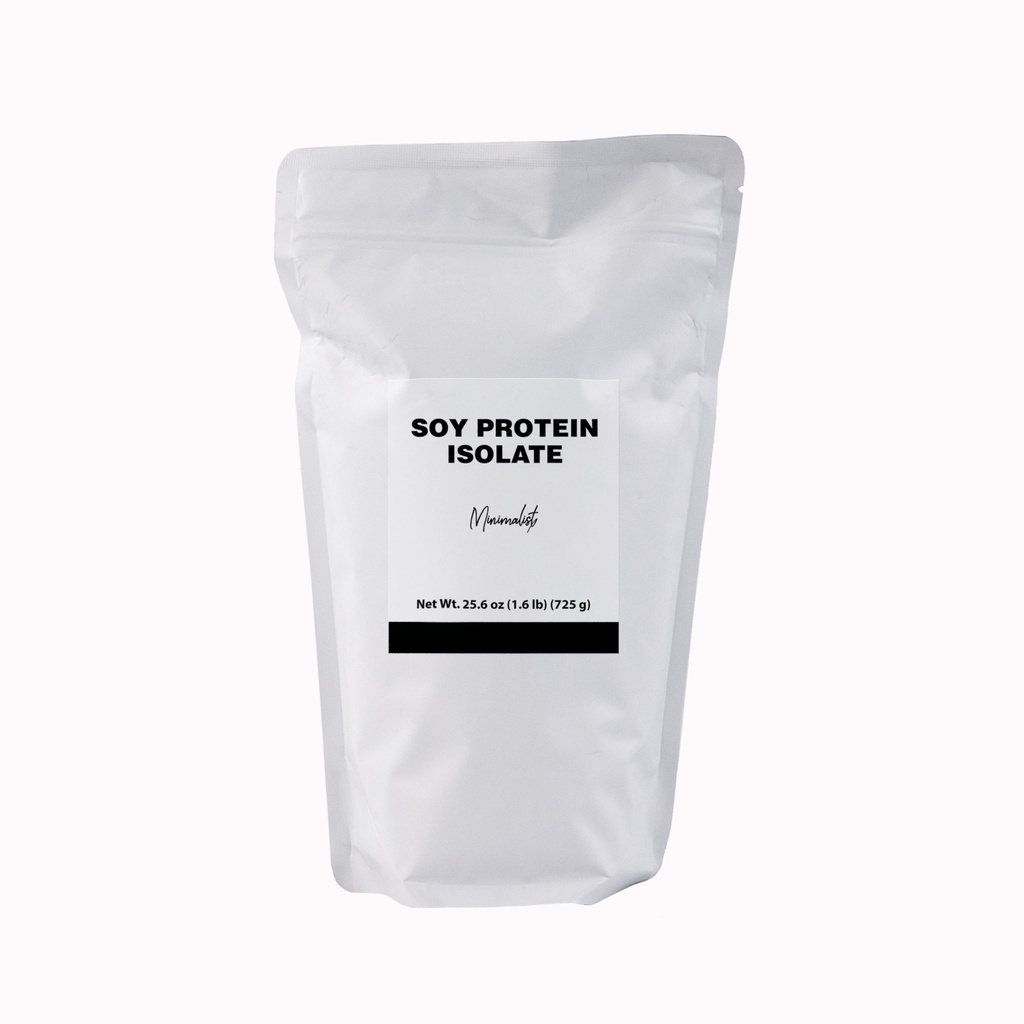 Minimalist Soy Protein Isolate, Ideal for Smoothies and Shakes, Packaged for Convenience in a Resealable Bag (1.6 Pound, Soy Protein Isolate)