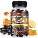 Shilajit Gummies, 60 Count, Himalayan Shilajit for Men and Women, Contain 85+ Trace Minerals, Non-GMO, Natural & Organic, Helps Boost Energy, Focus & Mood, Immune Support