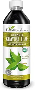 USDA Organic guayusa Loose Leaf Extract 12oz - Caffeine Extract Liquid guayusa Drink - για αυξημένη ενέργεια, διάθεση, συγκέντρωση, ανοσία και πέψη - Φυσικό Caffeine Energy Drink - Made in USA
