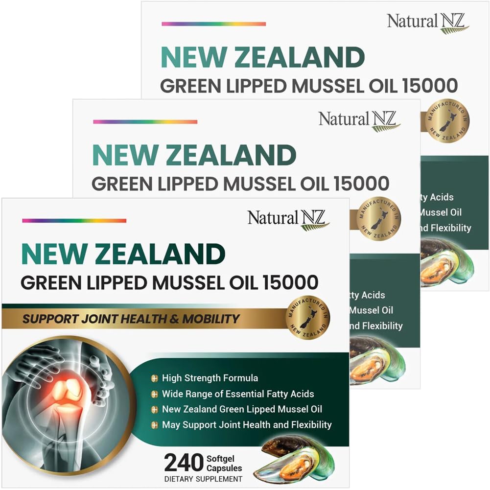 Green Lipped Mussel Oil 15000 240 Softgel Caps (3)