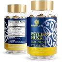 Πρωτεύων Κώδικας [ 3 σε 1] Κάψουλες Psyllium Husk με Κιτρικό Μαγνήσιο και Βιταμίνη C 