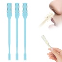 2-in-1 Nasal Hair Cutter, 2025 New Double Sided Nose Hair Knife, Portable Nostril Hair Remover Tool, 360° Rotating Nose Hair Trimmer with Ear Picker for Women and Men (Blue, 3 PCS)