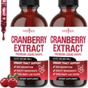 NEW AGE Cranberry Concentrate Liquid Drops – Cranberry Drops (Vaccinium macrocarpon) Extract – Urinary Tract & Bladder Support, Antioxidant Protection – Vegan, Alcohol-Free, Sugar-Free – 4 fl oz