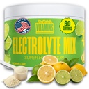 Dr. Price’s Electrolytes Powder Bulk – Lemon Lime, 90 Servings | Sugar Free Hydration Drink Mix with 72+ Trace Minerals, Manganese | Keto Electrolytes | Vegan, Doctor-Formulated, Made in USA