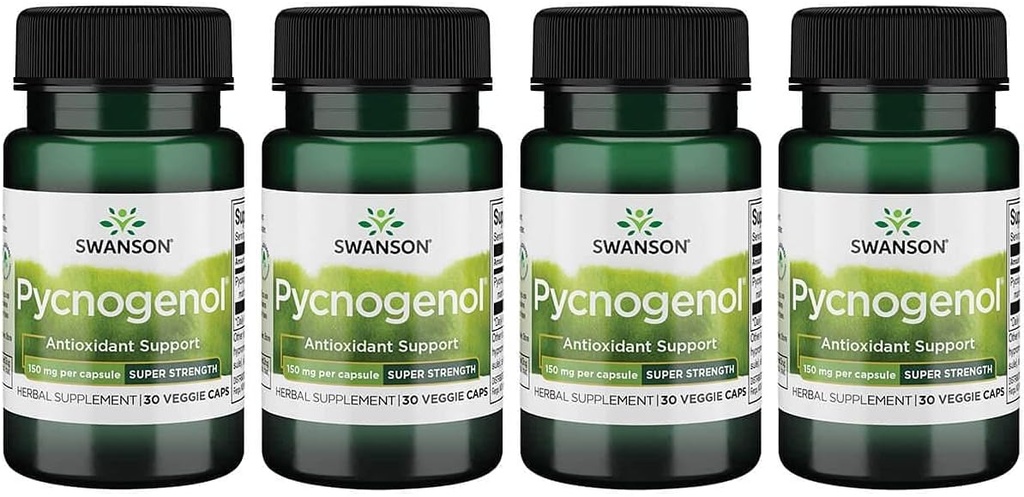 Swanson Ultra Pycnogenol - Super Strength 150 mg 30 Veg Caps 4 Συσκευασία