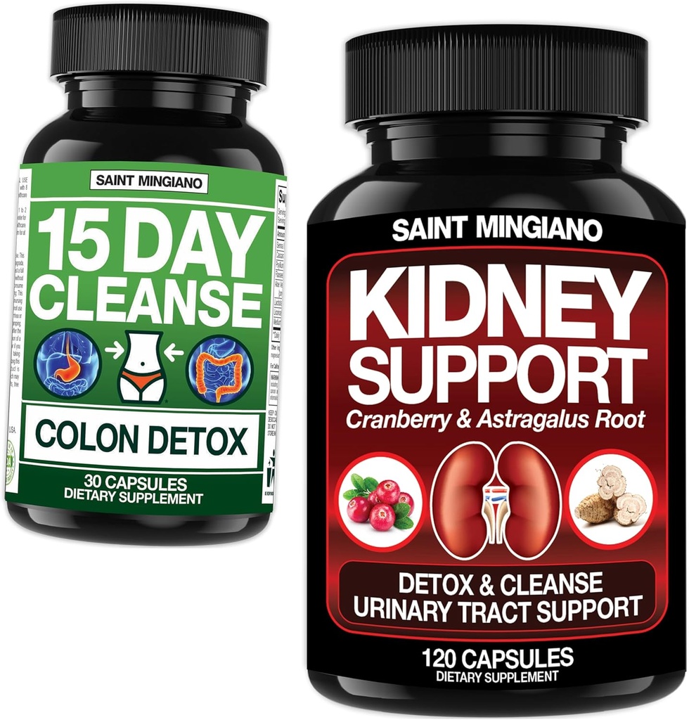 Παιδική υποστήριξη Cleanse Detox & Επισκευή 120 Caps - Μαζί με - 15 ημέρα καθαρισμού 