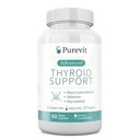 Advanced Thyroid Support Supplement with Black Cumin Extract, Selenium, Myo-inositol, Thyroid Support for Hashimotos and Hypothyroidism, 60 Capsules