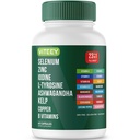 Viteey Thyroid Support Supplement for Women & Men – 23in1 ThyroWell Blend | Iodine, Selenium, Zinc & L Tyrosine – Metabolism, Energy & Immune Support – 60 Capsules