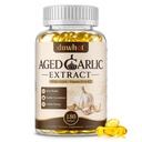 duwhot Odorless Aged Garlic Extract Capsules, 180 Softgels | Garlic Supplement with CoQ10, Vitamin D3 K2 for Heart, Immune Health & Circulation, Easy to Swallow