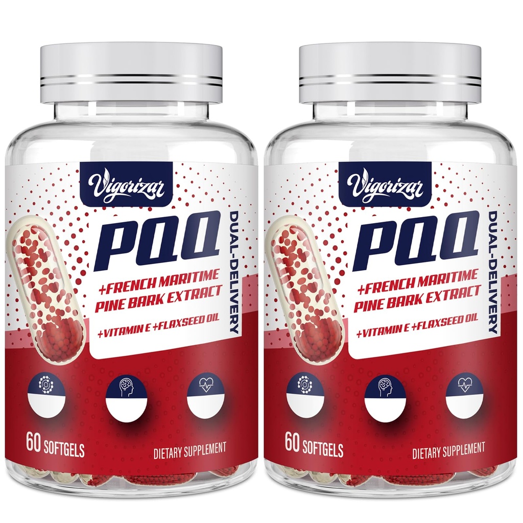 French Maritime Pine Bark Extract with PQQ, 120 Vegan Softgels