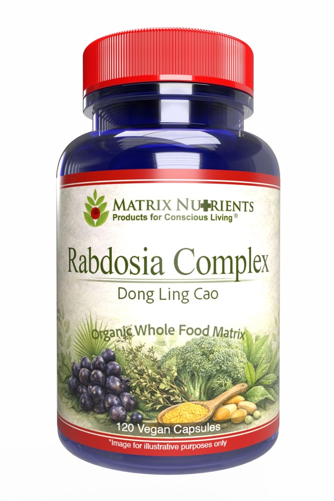 RABDOSIA Complex - Highly Potent Antioxidant for Maximum Cell Protection! - 100% Natural Ingredients: Rabdosia Extract, Green Tea, Resveratrol, Rutin - Vegan Capsules (120ct)