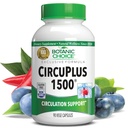 Botanic Choice CircuPlus 1500 - Heart Health & Circulation and Vein Support Supplement - Βιταμίνη Β1, Cayenne Pepper, Hawthorn, Ginkgo Biloba για ενήλικες άνδρες και γυναίκες (90 κάψουλες)