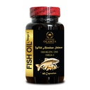 Alaskan Salmon Fish Oil Softgels – Sustainably Sourced, No Artificial Additives, EPA DHA Omega-3, No Fishy Taste, Supports Mobility & Well-Being - 1 Bottle