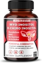 Myo-Inositol + D-Chiro Inositol – 150 κάψουλες – με Folate, NAC, Berberine, CoQ10, και Detox Blend – Ορμονική Ισορροπία Υποστήριξης & Μεταβολική Ευεξία – Μη ΓΤΟ, Χωρίς Γλουτένη