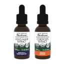 Host Defense Bundle with Lion's Mane Extract, 1 fl oz & Cordyceps Extract, 1 fl oz - Υποστήριξη Εγκεφαλική Υγεία, Μνήμη & Εστίαση - ανοσοποιητικό & ενεργειακό συμπλήρωμα υποστήριξης*
