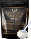 Δερματίτιδα Skin and Coat Supplement for Dogs and Cats - Προάγει υγιές δέρμα και γούνα για σκύλους και γάτες - Helps w/Itch, Dry Skin + Other Symptom - Φυσικό Vet-έγκριση Φόρμουλα σκόνης - 200G